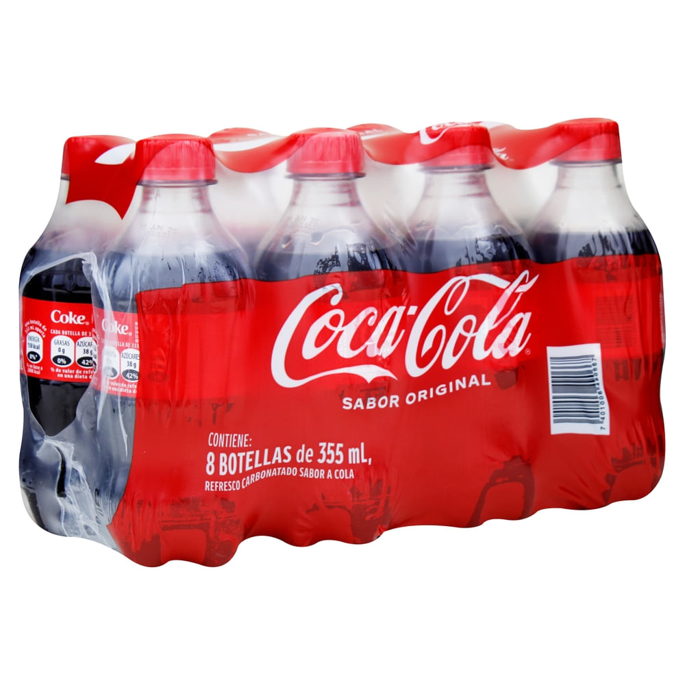 Comprar Gaseosa Coca Cola regular 8pack - 355ml | Walmart
