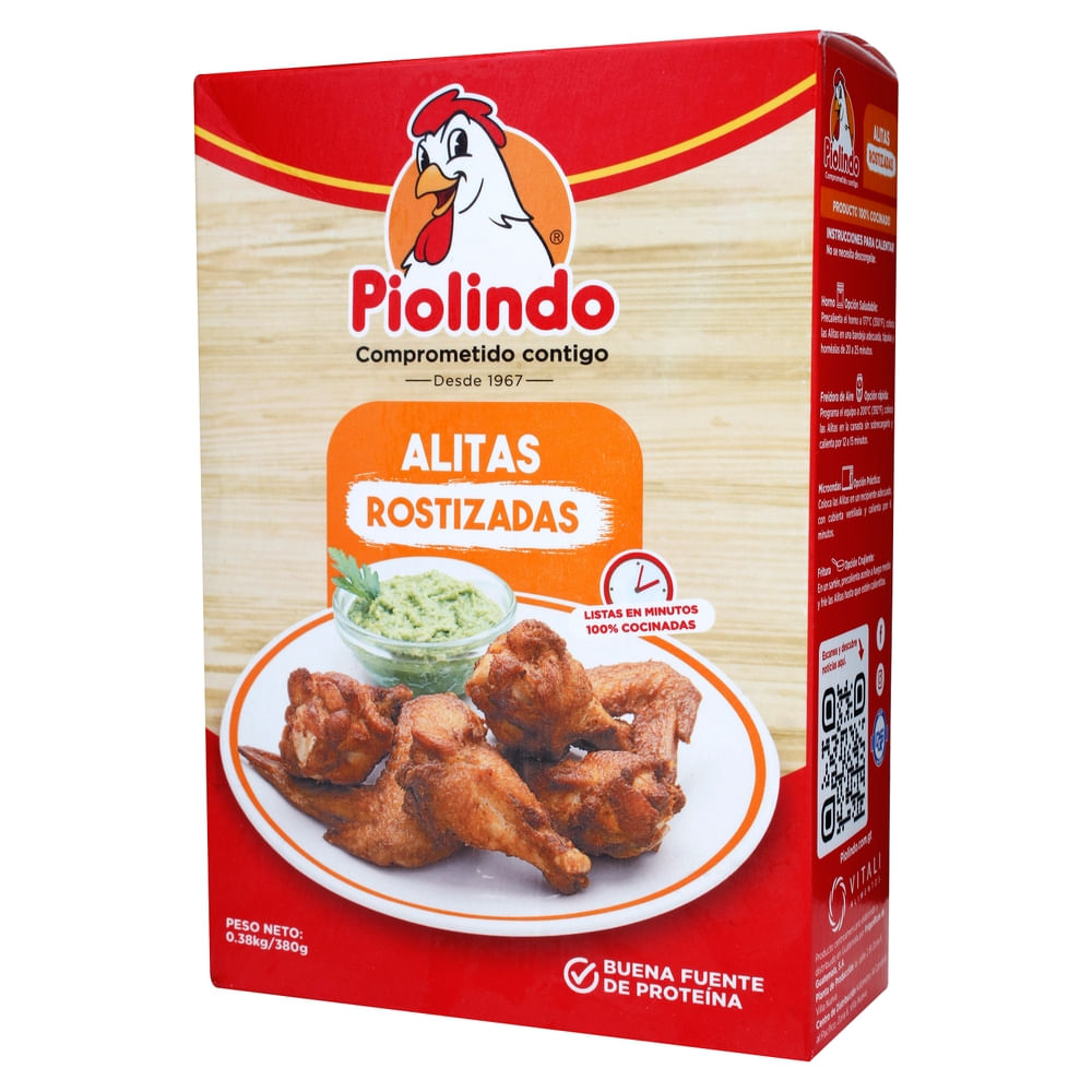 Comprar Piolindo Alitas Rostizadas - 380 g | Walmart Guatemala ...