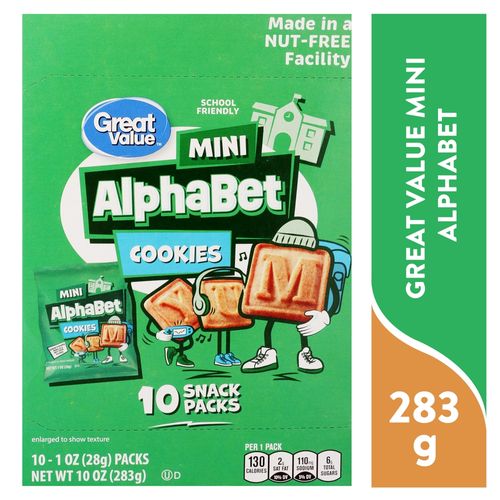 Great Value Mini Alphabet 283gr