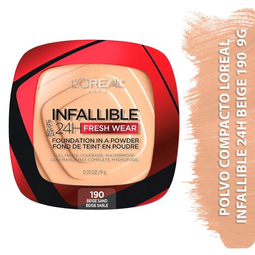 Polvo Compacto Loreal Infallible 24H Beige 190 - 9 g