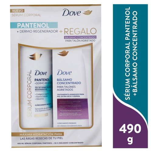 Sérum corporal Dove pantenol y bálsamo concentrado 2 Pack - 490 g