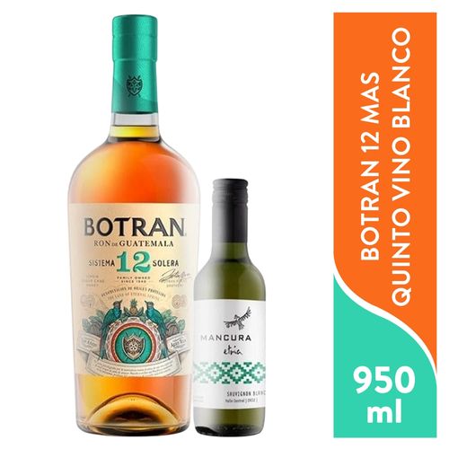Vino blanco Botran 12 mas quinto -950 ml