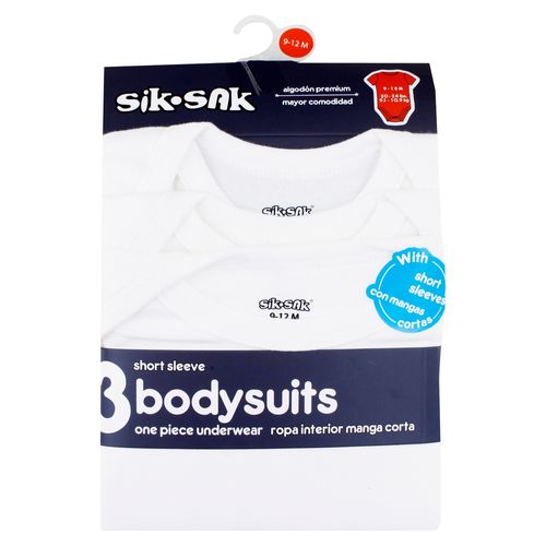 Bodies Bb Sur 3P Sik Sak T 9 A 12 Meses