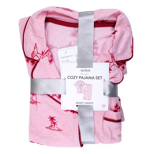 Pijama Set Gift Pantalon Botones Dama Ja