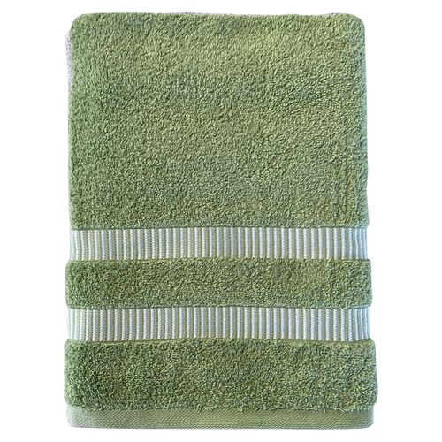 Set Home Trends toallas baño y manos color verde