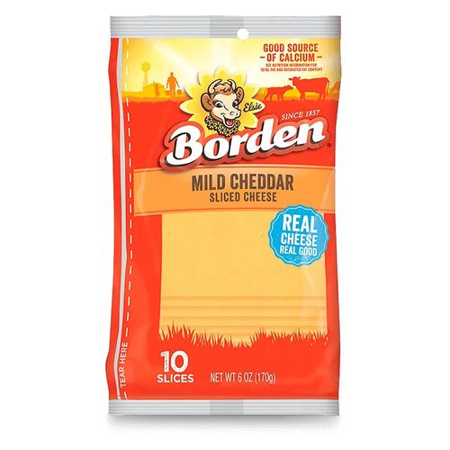 Borden Queso Cheddar Rebanado 170gr