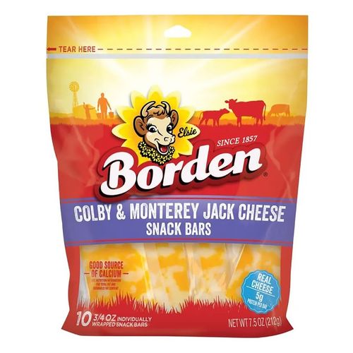 Borden Que Colby Jack Barra Snack 212 Gr