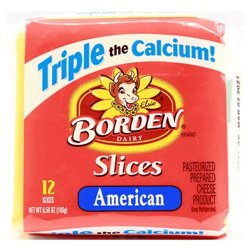 Borden Queso Americ Amaril Rebanad 185Gr
