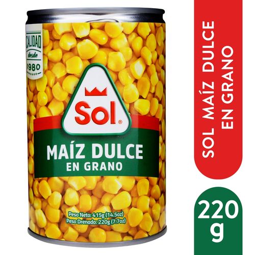 Maiz Dulce Grano 220 Gr