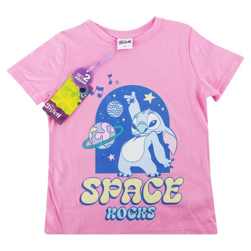 Pijama Nina Stitch Short