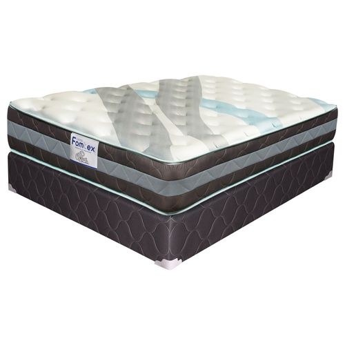 Cama Fomtex Ice Confort Edición Especial Ortopédica Queen Set Base más colchón