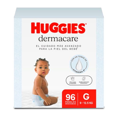 Panal Huggies Dermacare L 96u Ea