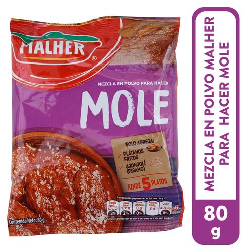 MALHER® Preparados Mole Sobre 80g