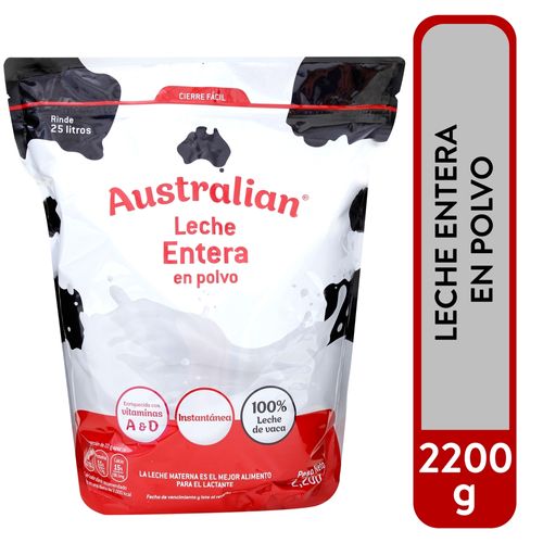 Leche Australian Entera Bolsa - 2200 g