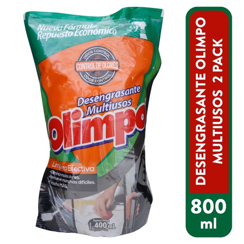 2 Pack Desengrasante Olimpo Multiusos 800ml