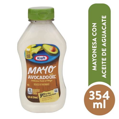 Mayonesa Kraft con aceite de aguacate - 315 g