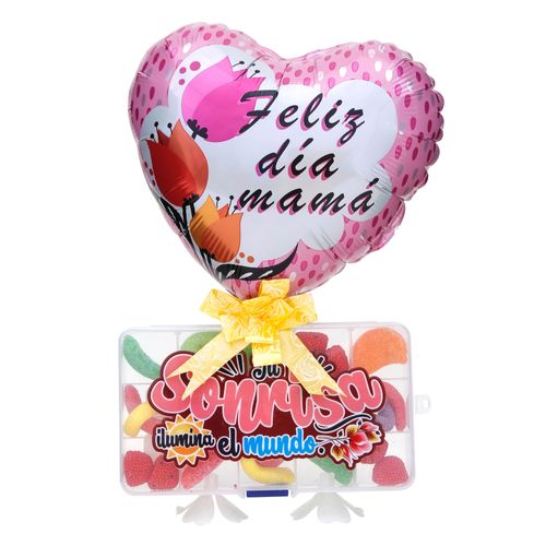 Caja Gomitas Con Mensaje Madres