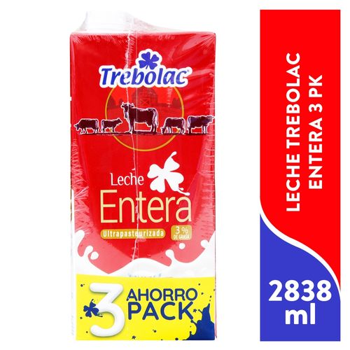 Leche Trebolac Entera 3 Pk 2838ml