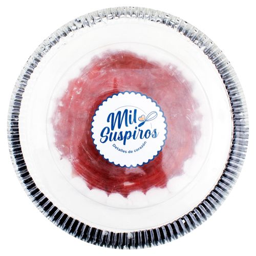 Pastel Queso Y Fresa Mil Suspiros Und