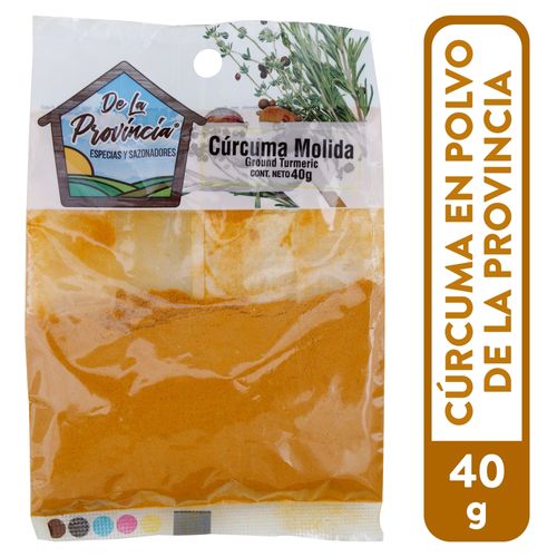 Curcuma En Polvo De La Provincia 40gr