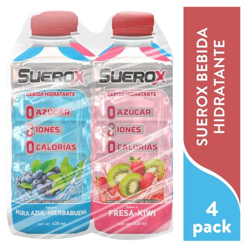 Bebida Suerox 4 Pack -2520 ml