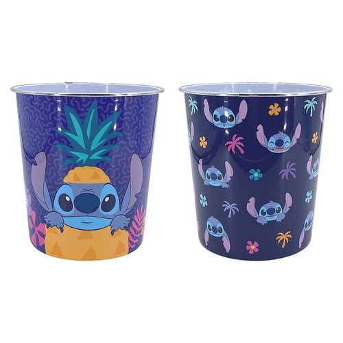 Papelero plástico Disney stitch sin tapa 5.5 L