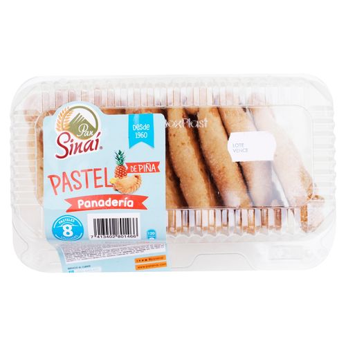 Pastelito piña Sinai blister -8 uds