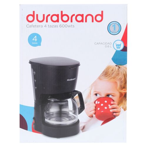 Cafetera Durabrand - 6 Tazas