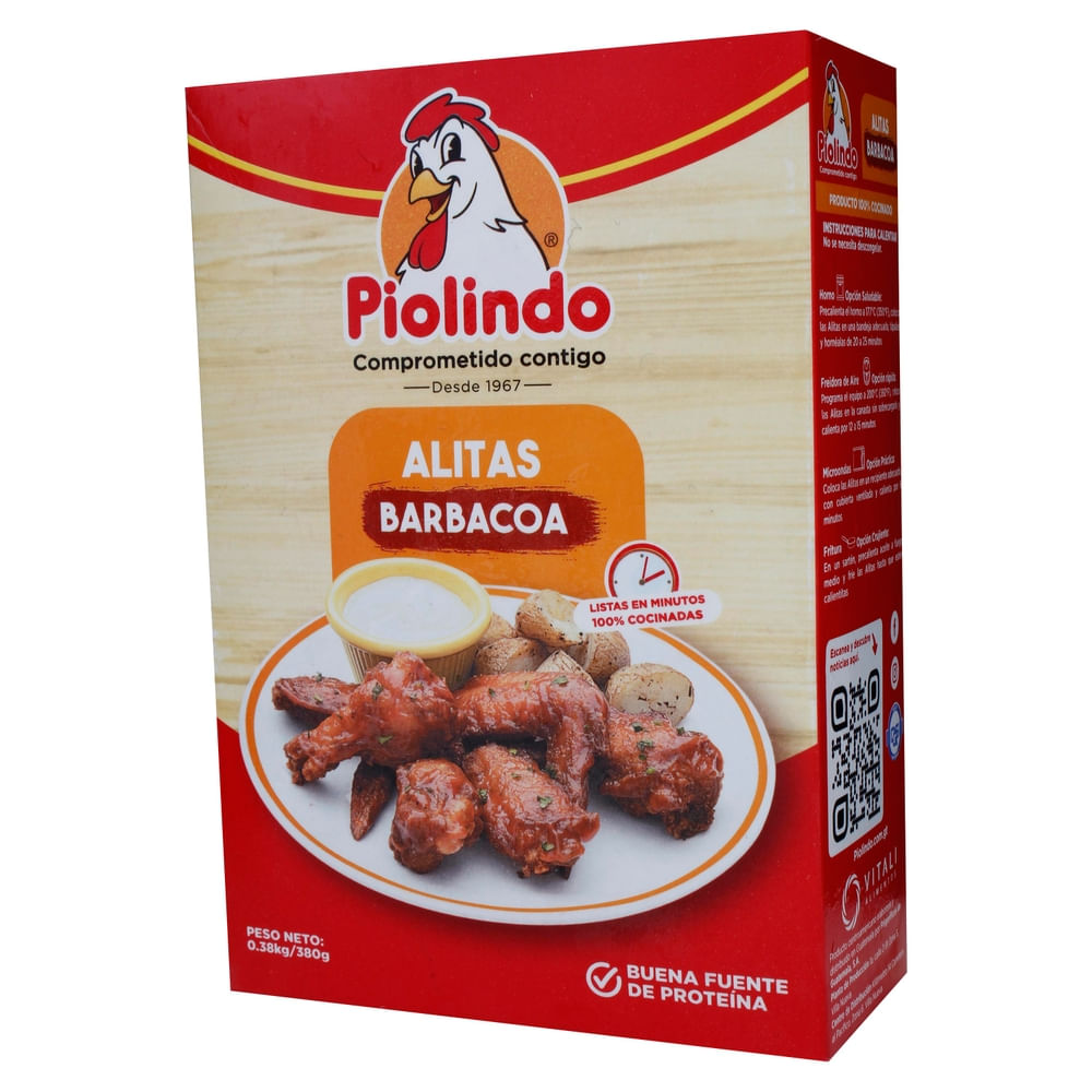Comprar Piolindo Alitas Barbacoa 380Gr | Walmart Guatemala - Paiz ...
