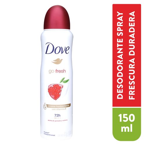 Desodorante Dove Aerosol Frescura Duradera Granada Y Verbena 150 Ml