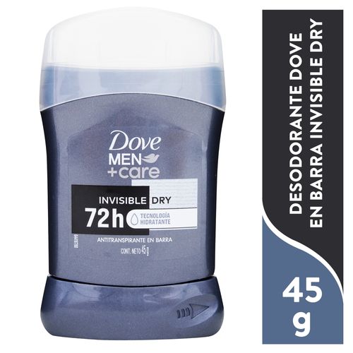 Desodorante en Barra Dove Men Invisible Dry 45g