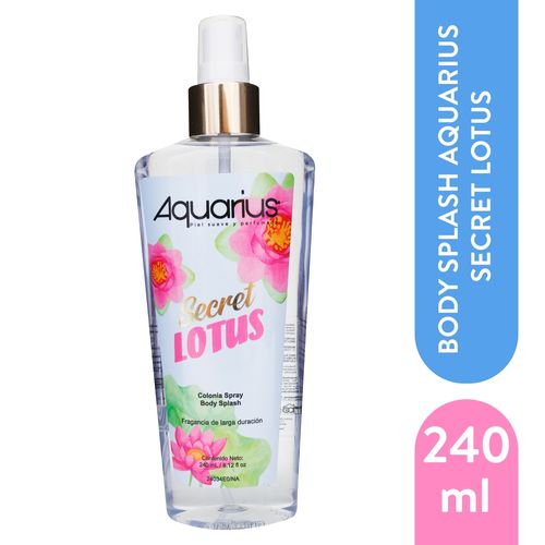 Body Splash Aquarius Secret Lotus 240ml