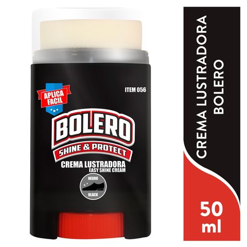 Crema Bolero brillo instantaneo color negro