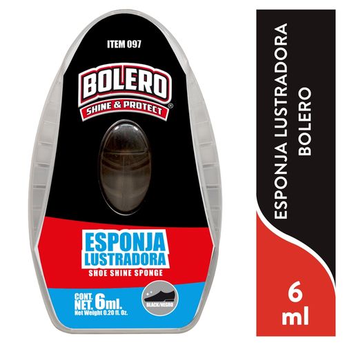 Esponja Bolero Lustrador Negro - 6 ml