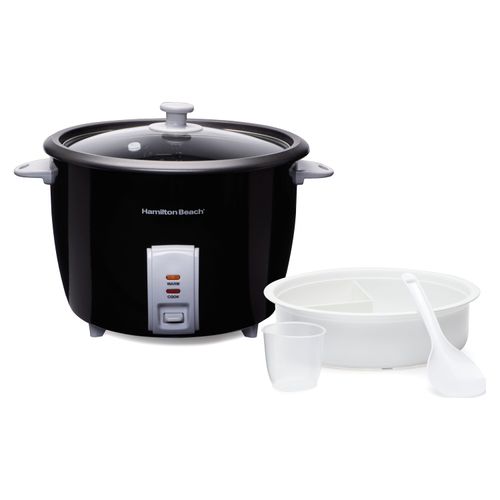 Olla Arrocera Hamilton Beach color negra 30 tazas