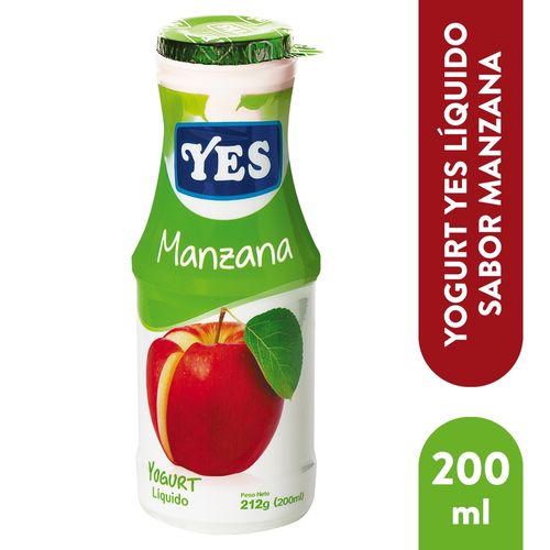Yogurt Yes Liquido Manzana - 200ml