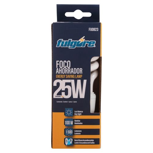 Foco Ahorrador 25W Luz Blanca
