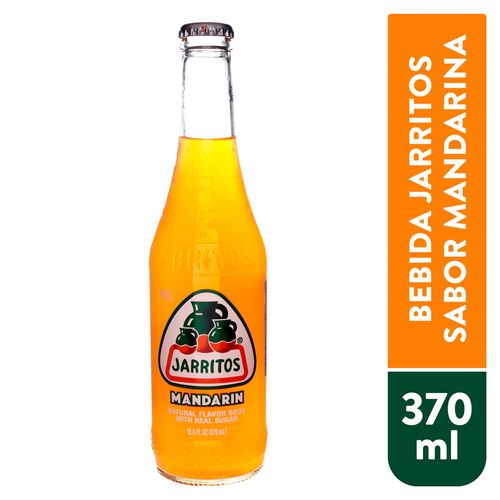 Refresco gaseoso Jarritos sabor mandarina -  370 ml