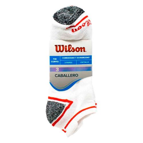 Pack 3 Medias Tin Wilson Caballero Blanco Afelpado Modelo:B5842