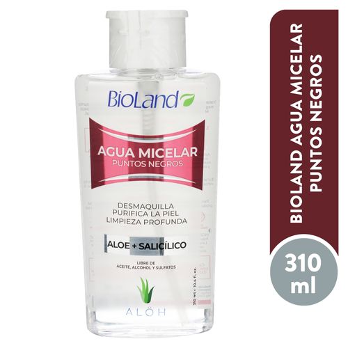 Agua micelar Bioland para puntos negros - 310 ml