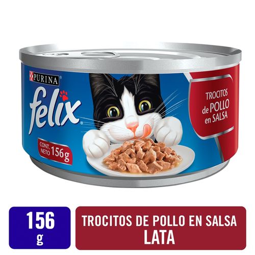 Alimento Húmedo Gato Adulto Purina Felix Pollo -156g