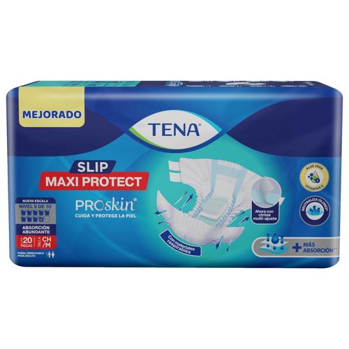 Pañales Para Adulto Tena Slip Maxi Protect Talla: CH/M - 20Uds