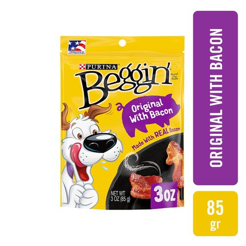 Snack Perro Adulto Purina Beggin Strips Bacon - 85 g