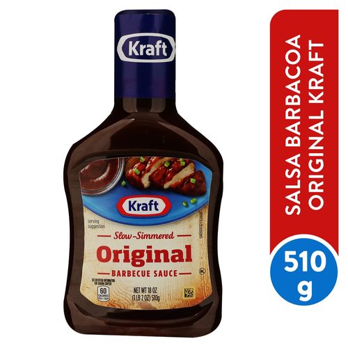 Salsa barbacoa Kraft original cocida a fuego lento - 510 g