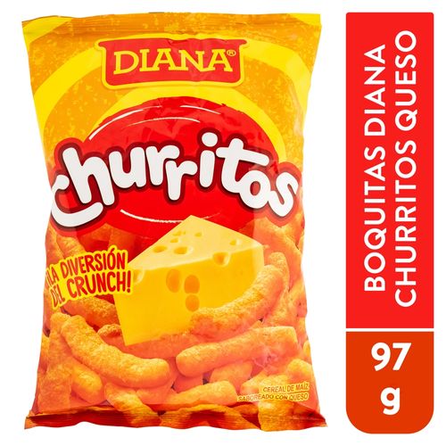 Snack Diana churritos sabor queso diversión crunch  - 97 g