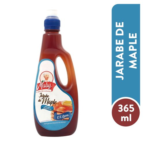 Jarabe Maby De Maple Sin Azúcar - 365 ml