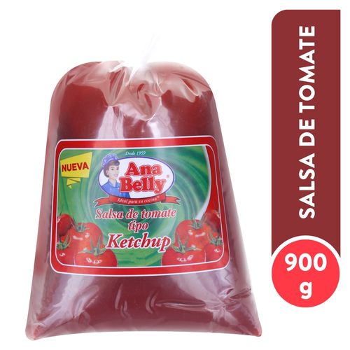 Salsa Ana Belly Tipo Ketchup Bolsa - 900 g