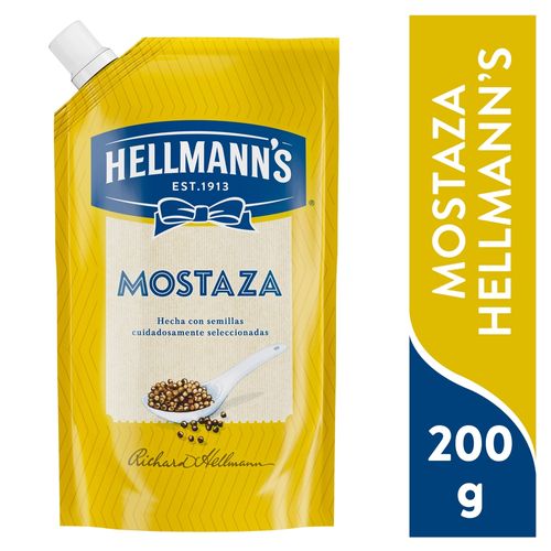 Mostaza Hellmanns Doy Pack - 200 g