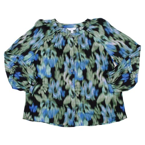 Blusa Ml Estampada Time And Tru Xs A Xl