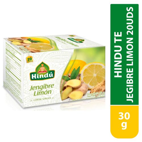 Té Hindú Jengibre Limón - 30gr